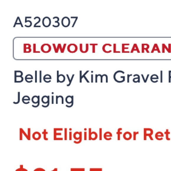 Belle by Kim Gravel jeggings jeans NWT size 32 women’s - Picture 6 of 9